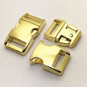 Gouden metalen buckle 5/8 (M)