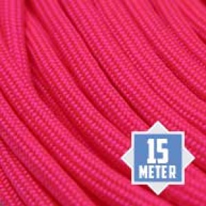 Neon Pink 550 type 3 paracord Ø 4mm (15m)