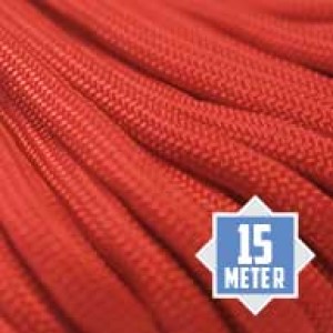 Scarlet red 550 type 3 paracord Ø 4mm (15m)