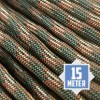 Paracord 550 Woodland 15 meter